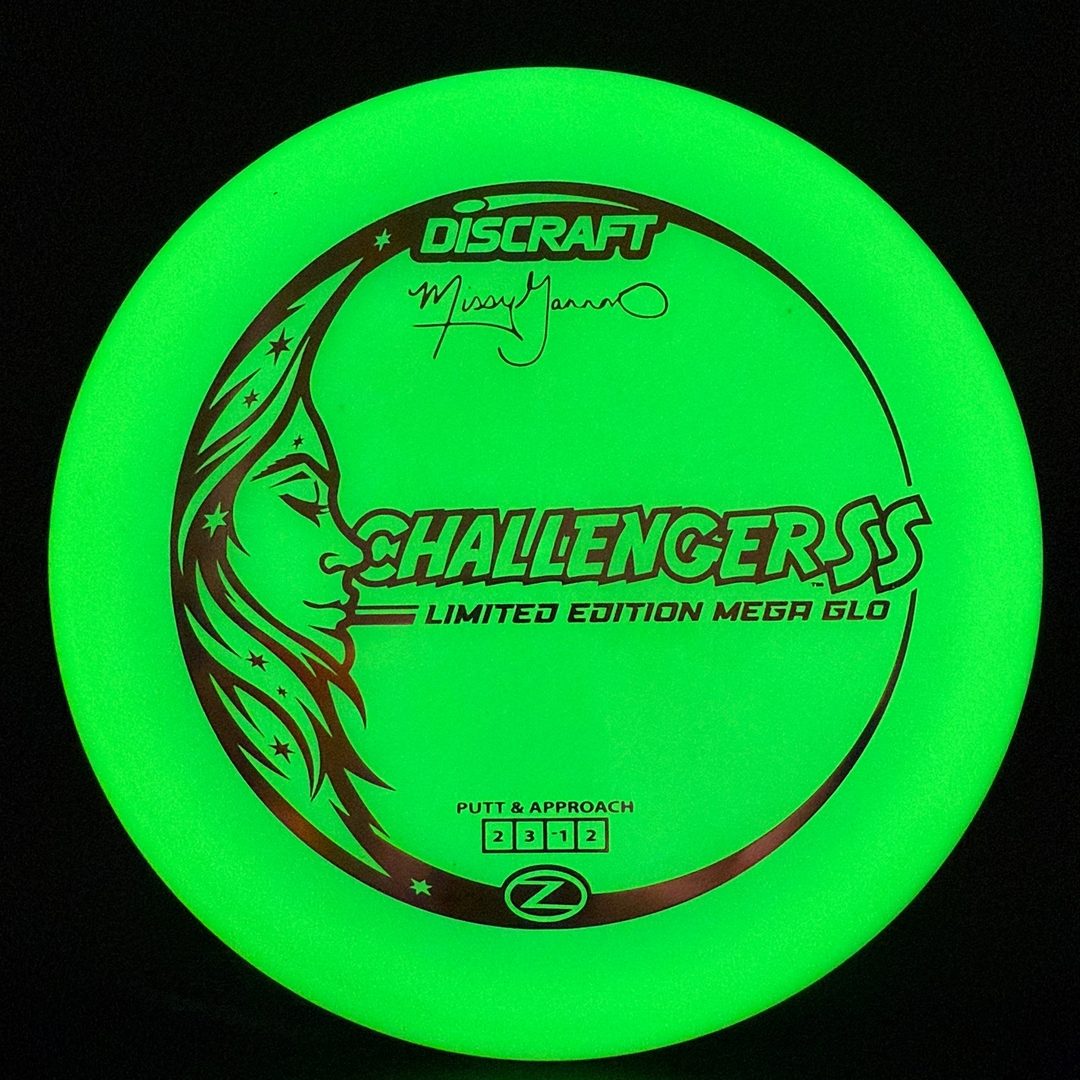 Mega Glo Challenger SS - Missy Gannon Limited Edition - Glow in the Dark Putter