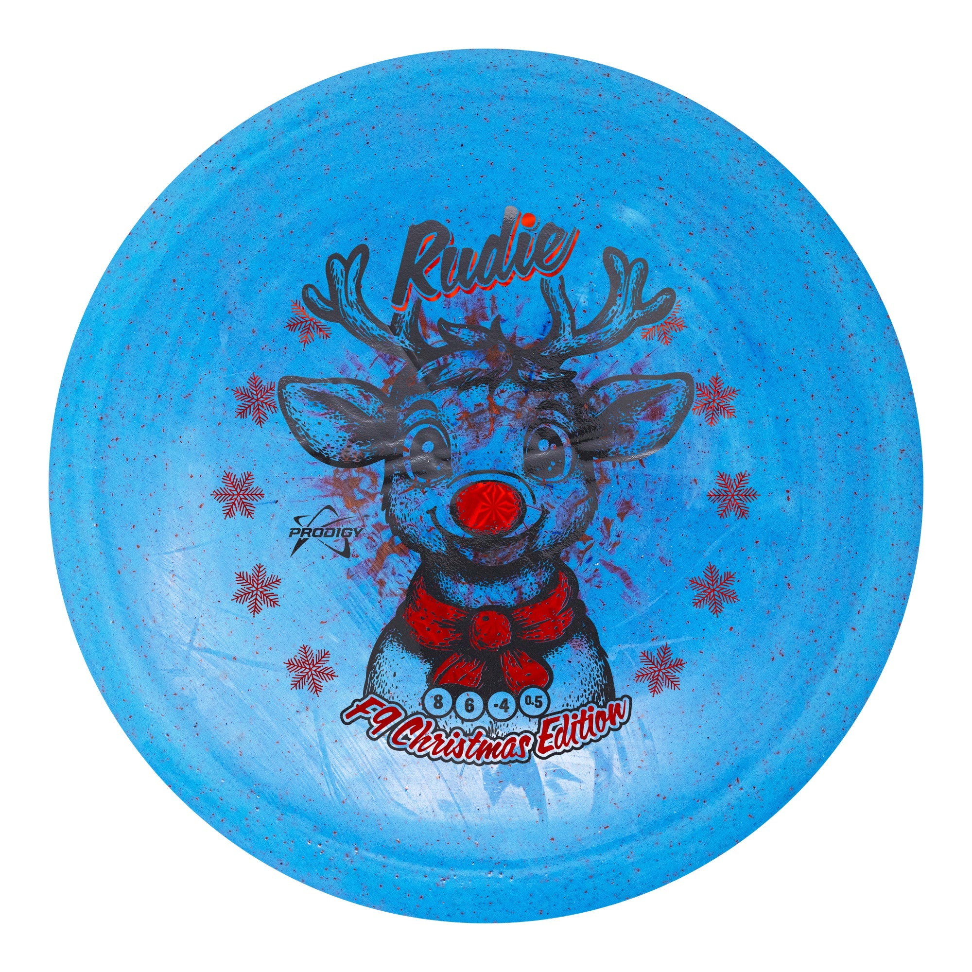 Prodigy Ultra-Lightweight F9 300 Fractal Plastic - Rudie The Reindeer Stamp