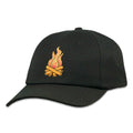 Summer Camp Fire Black Dad Hat