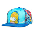 Randal Roberts Blotter Homer Simpson Blue Fitted Hat