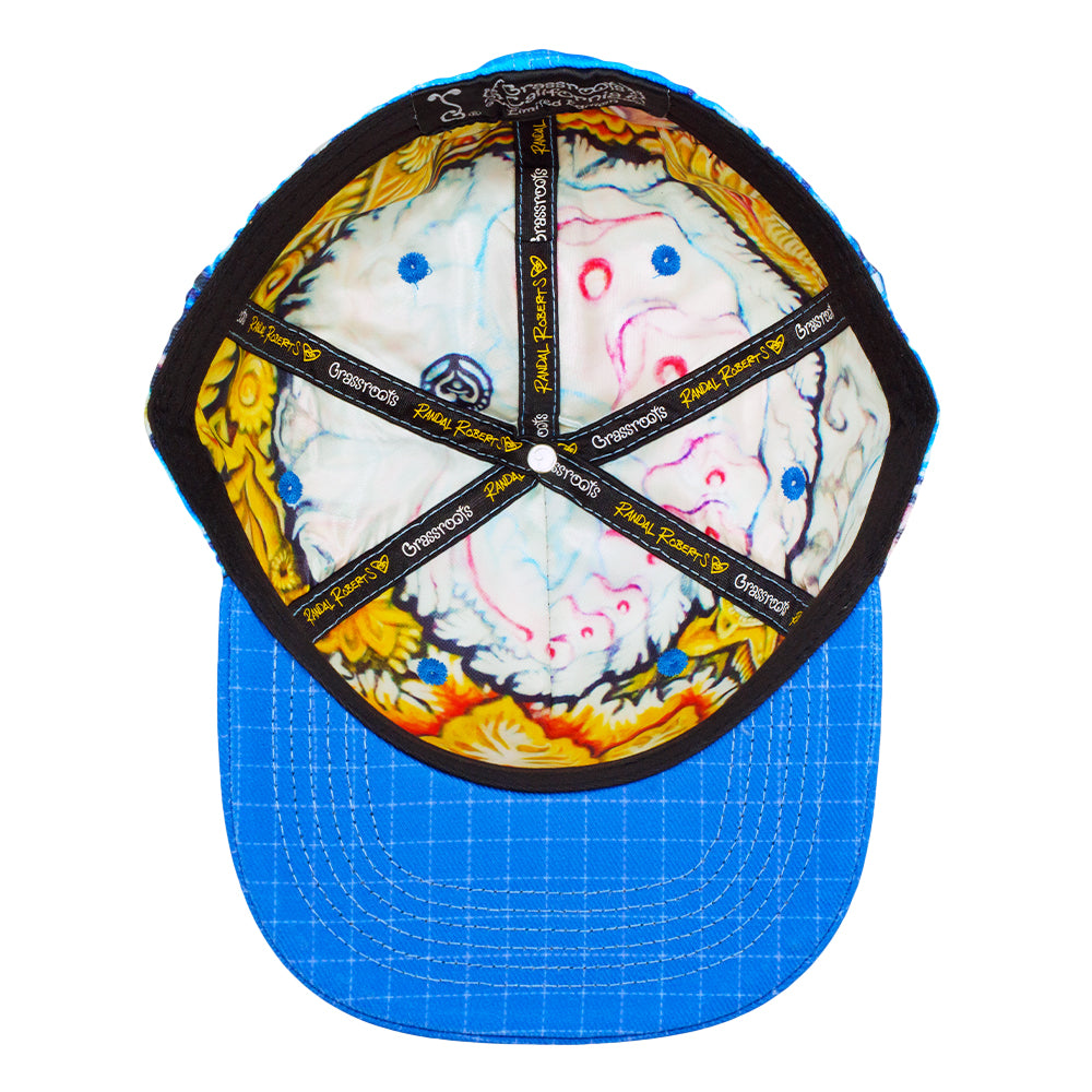 Randal Roberts Blotter Homer Simpson Blue Fitted Hat