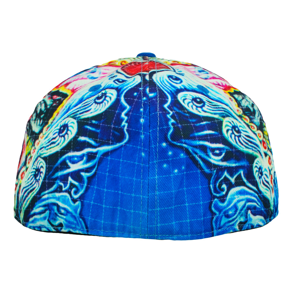 Randal Roberts Blotter Homer Simpson Blue Fitted Hat