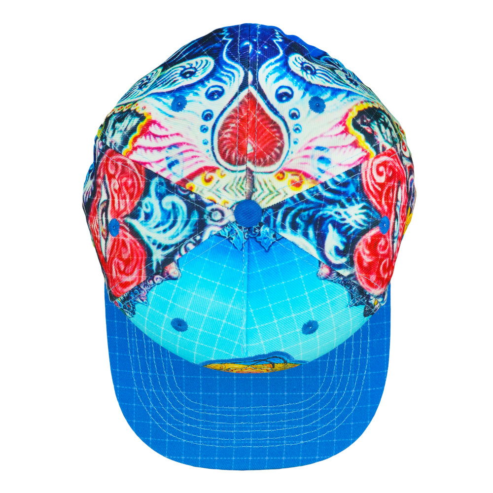 Randal Roberts Blotter Homer Simpson Blue Fitted Hat