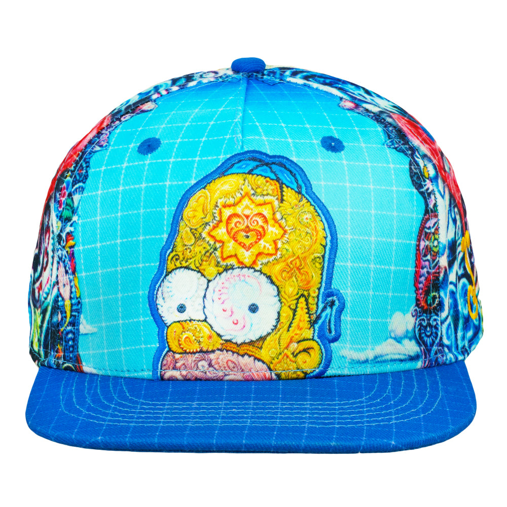 Randal Roberts Blotter Homer Simpson Blue Fitted Hat