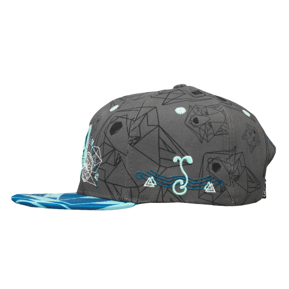 Ben Fox Ice Fox Gray Snapback Hat