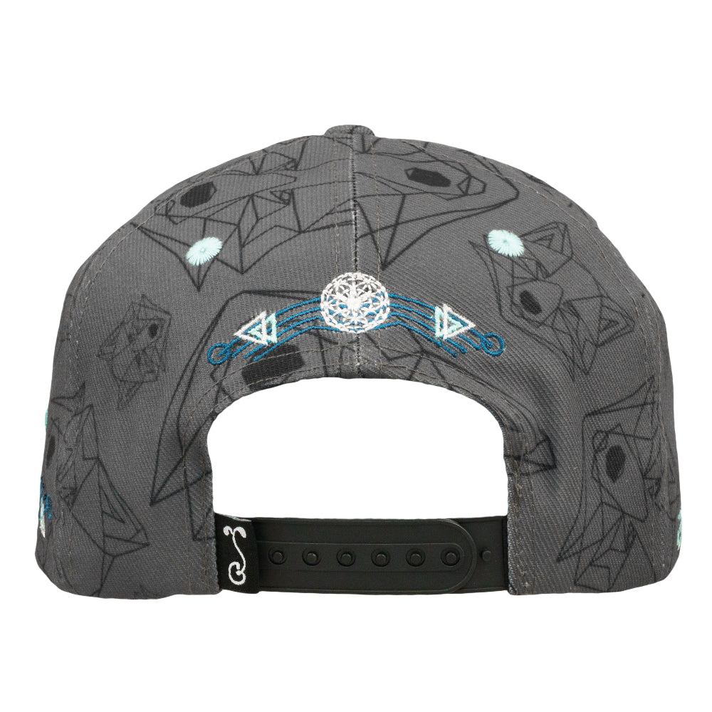 Ben Fox Ice Fox Gray Snapback Hat