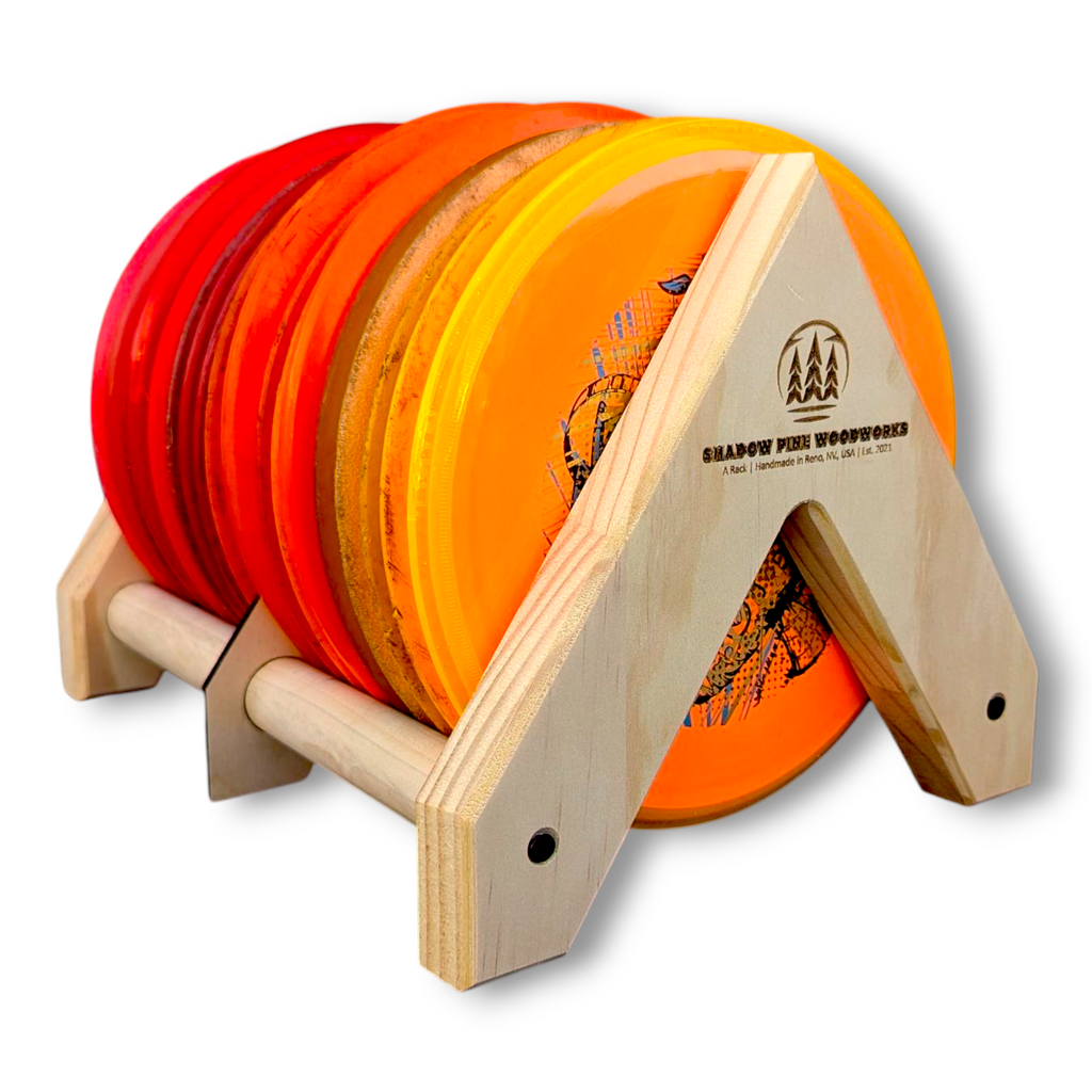 Disc Golf Storage Rack | A Rack | 15 Disc Storage