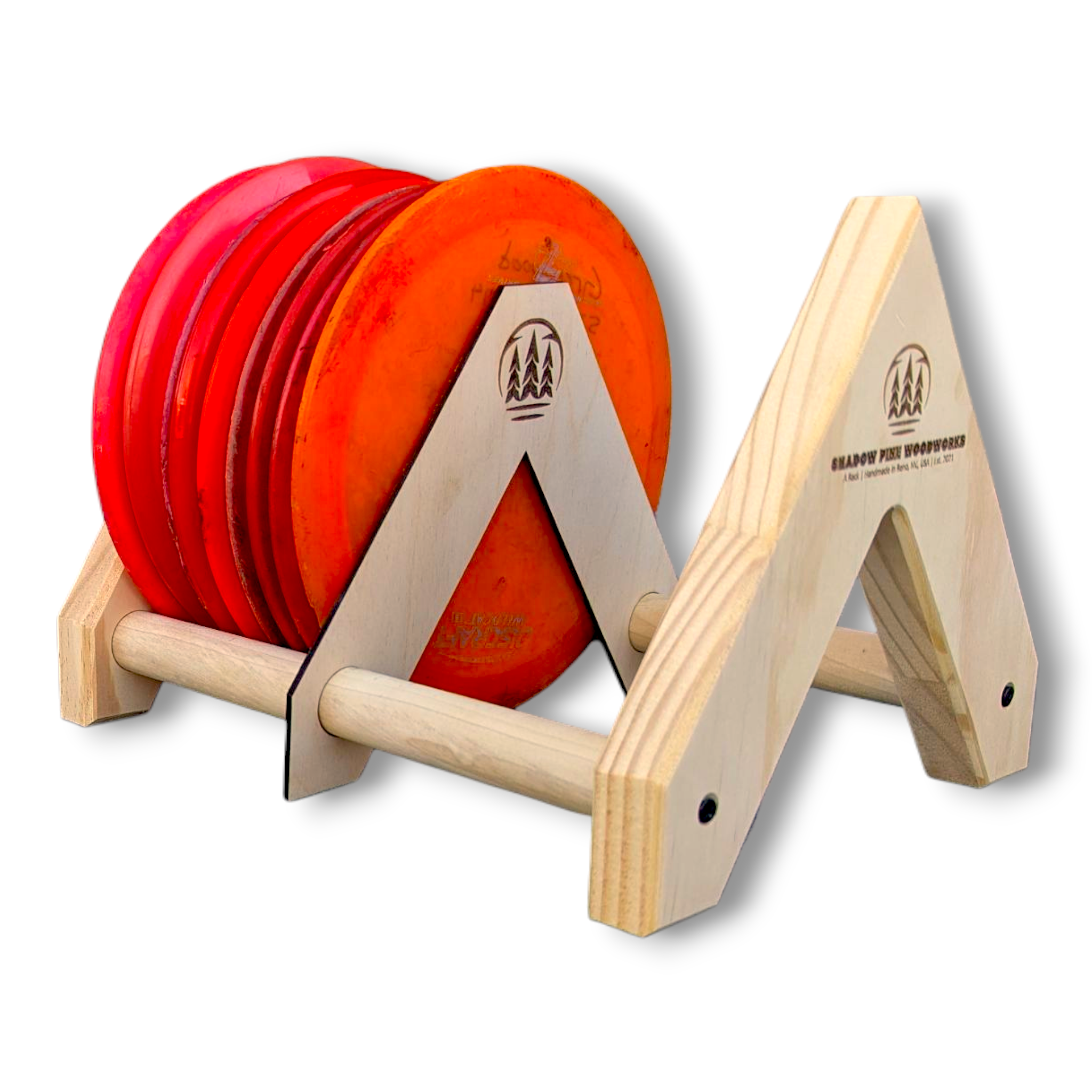 Disc Golf Storage Rack | A Rack | 15 Disc Storage