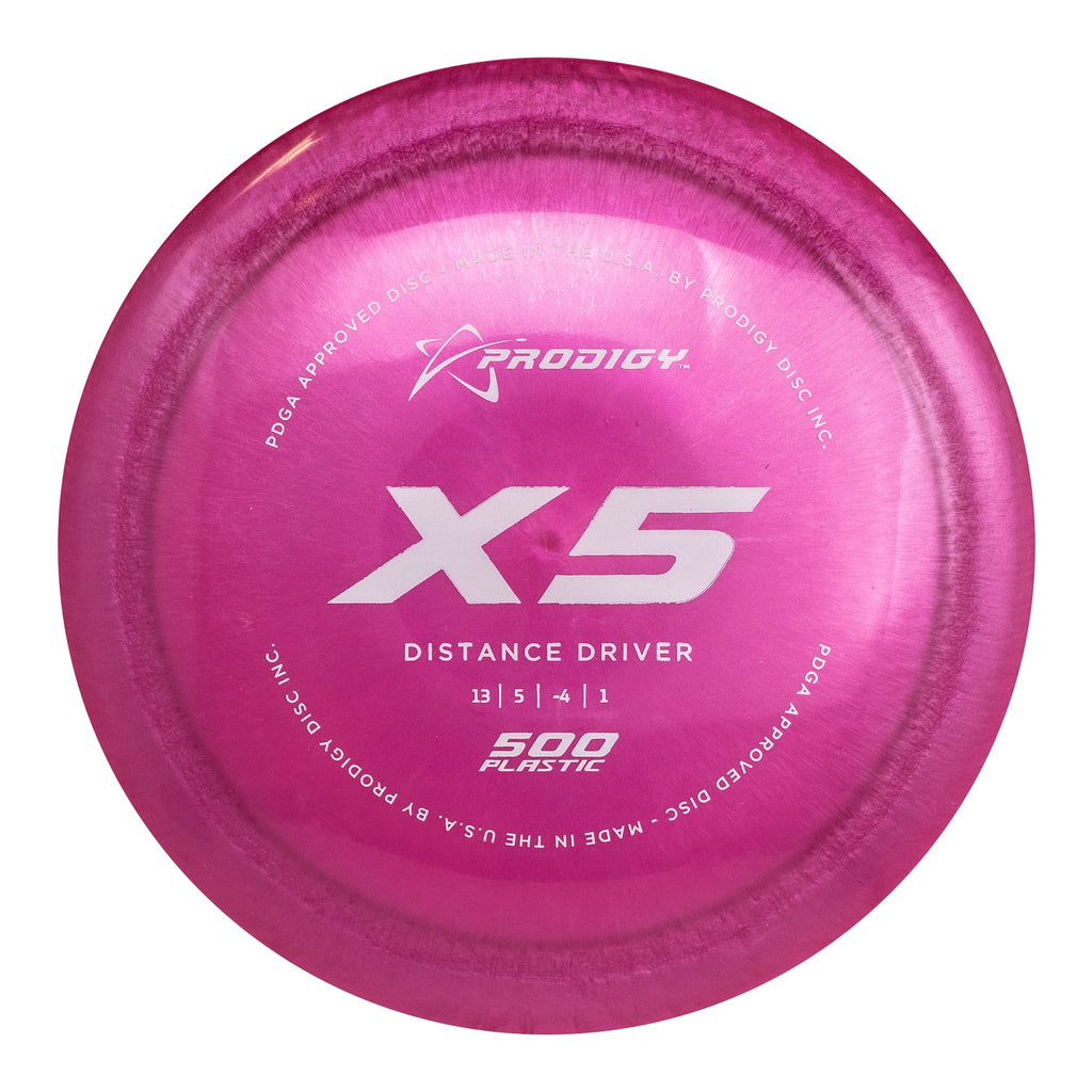Prodigy X5 500 Plastic - Understable Distance Driver