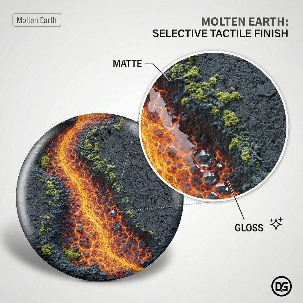 Molten Earth : Sense-X Gloss Textured Disc