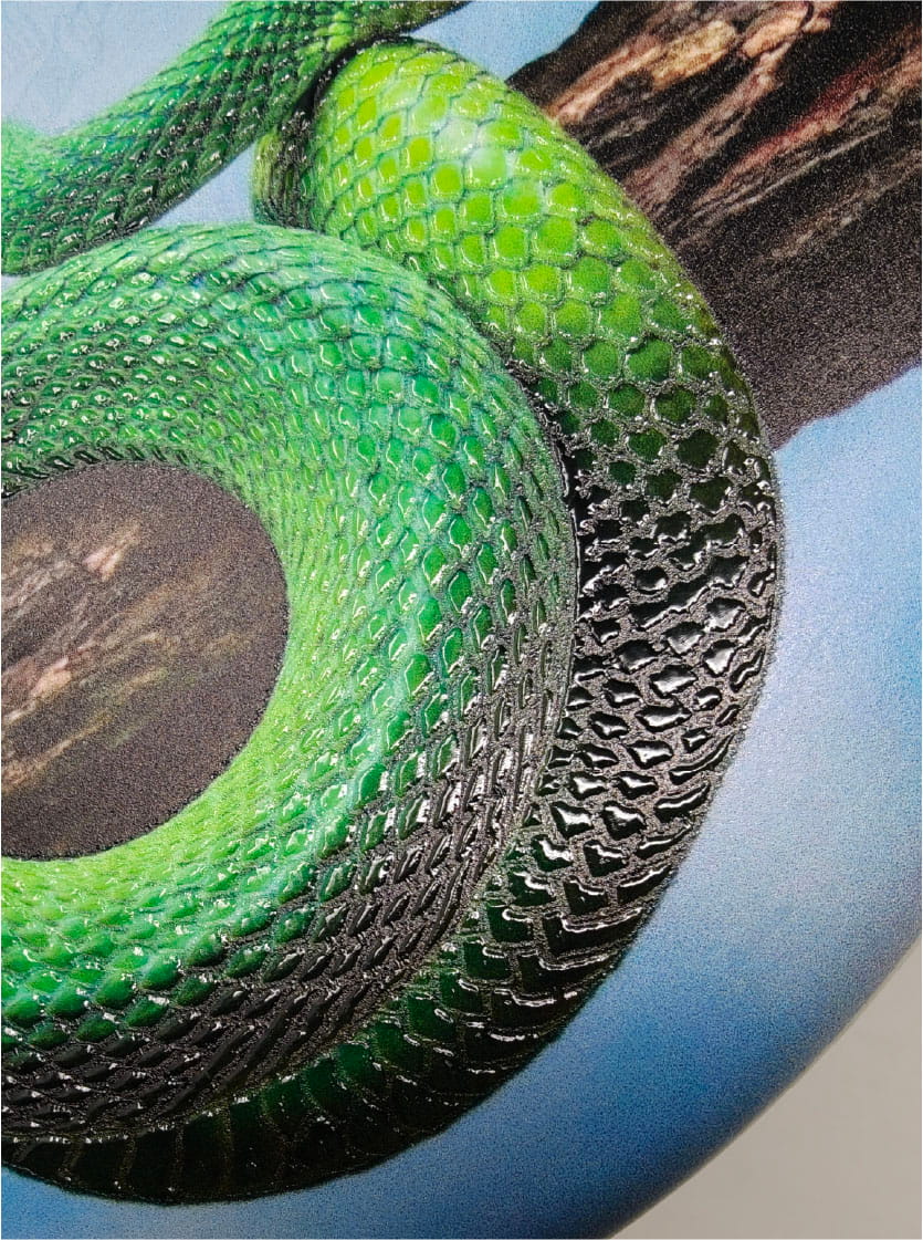 The Emerald Strike: 3D Textured Sense-X Disc